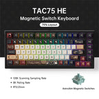 AKKO TAC75 HE Magnetic Switch Keyboard – 75%, Rapid Trigger 0.005mm, 8K RGB, Wired Esports Custom Gaming Keyboard
