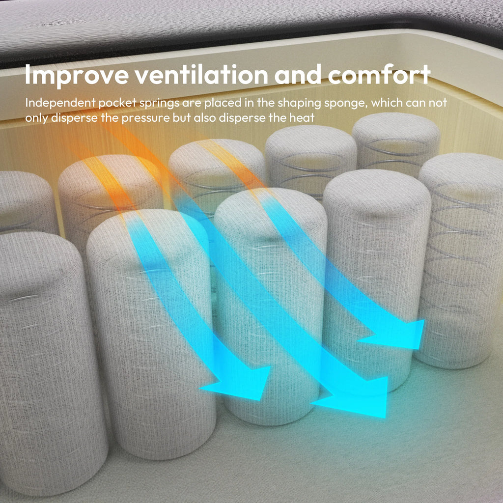 Dowinx Gaming Chair with Pocket Spring Cushion, Ergonomic Computer Chair High Back, Reclining Game Chair Pu Leather 350LBS