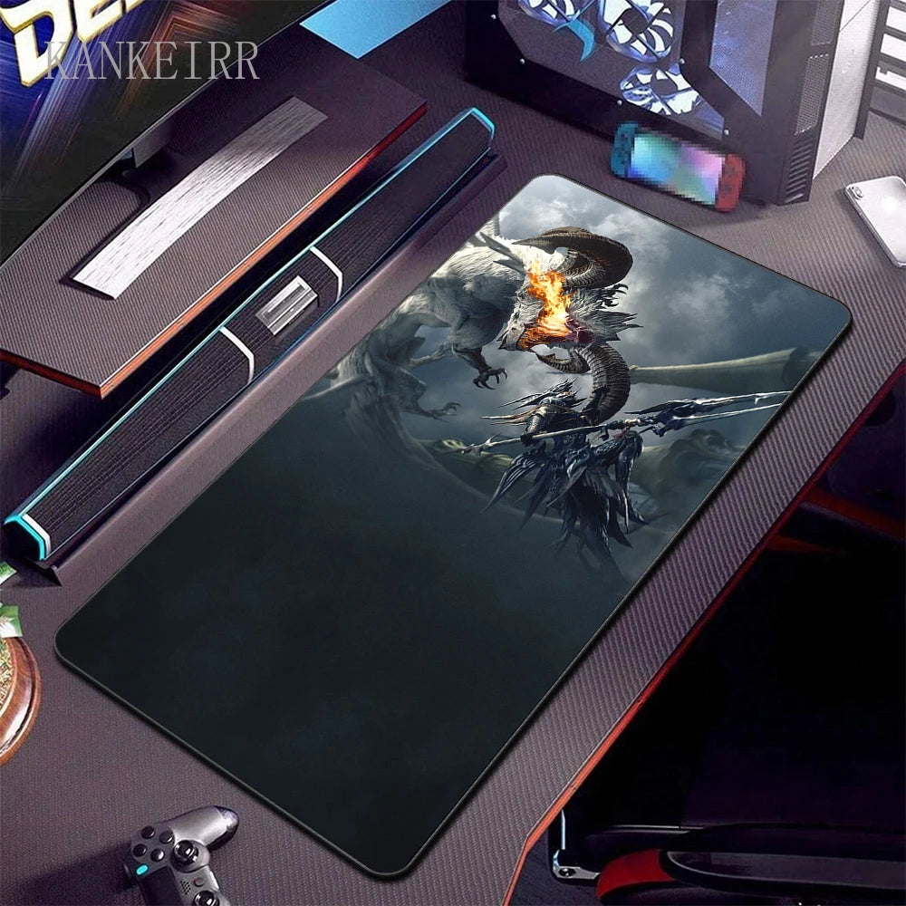 Final Fantasy 7 Large Gaming Mouse Pad Computer Laptop Mousepad Keyboard Pads Desk Mat PC Gamer Mouse Mat XXL Office Mausepad
