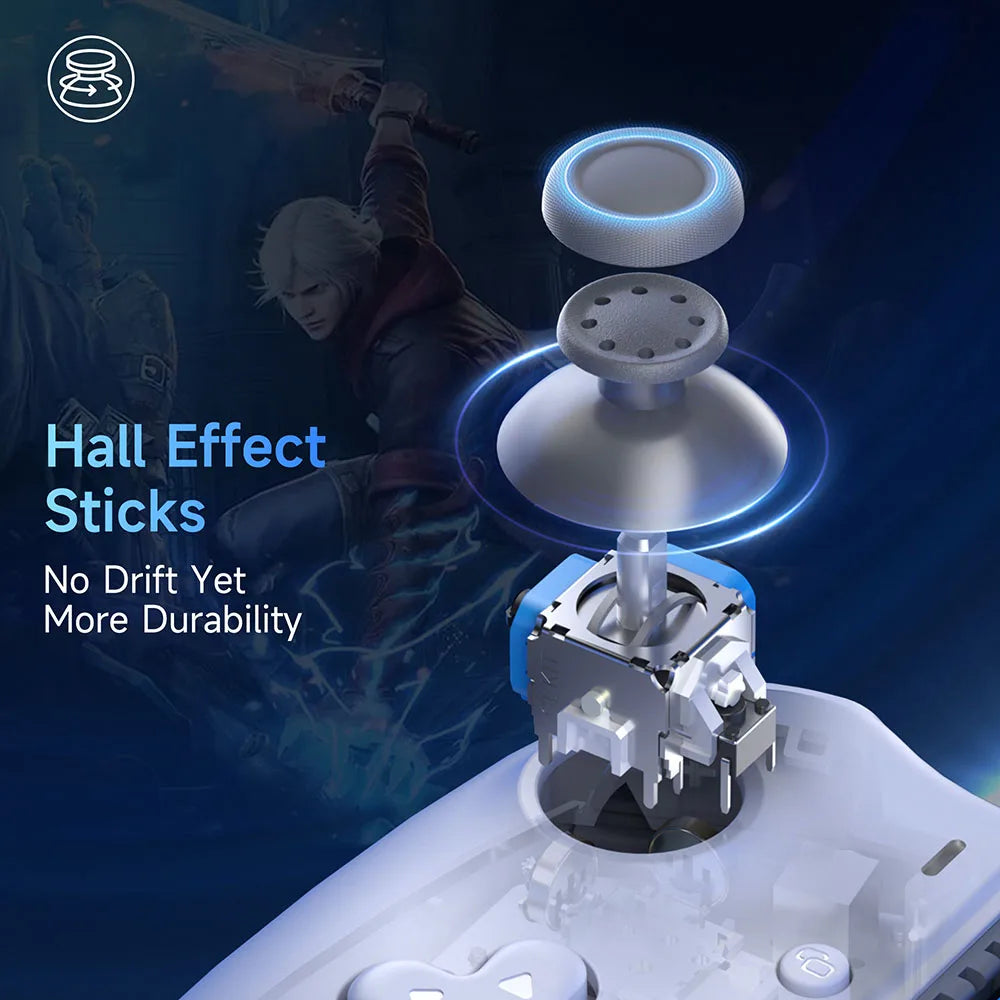 EasySMX M15 Mobile Phone Gamepad Type C Hall Mechanical Controller for Android Phone iPhone 15/16 Cloud Gaming Xbox Game Pass