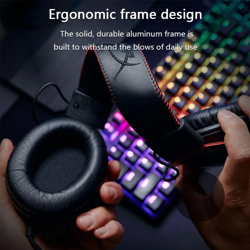 HyperX Cloud II Wired Gaming Headset – Hi-Fi 7.1 Surround Sound, Detachable Mic, USB Sound Card