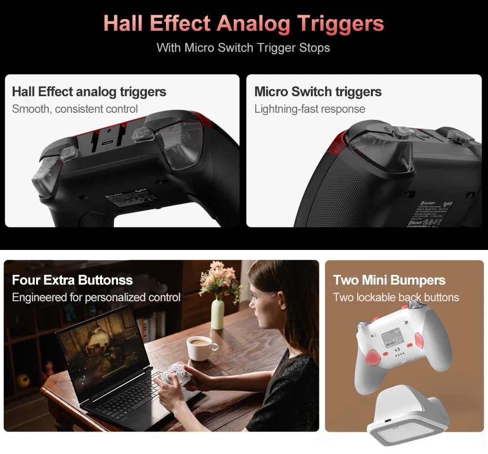 GameSir G7 Pro Xbox Gaming Controller Wired for Xbox Wireless pc Bluetooth Gamepad for Xbox Series X S Xbox One PC Steam Android