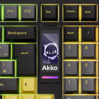 Akko 5098B Wireless Mechanical Gaming Keyboard – 97 Keys, 1.47-inch TFT Screen, Vertical Knob, ISO-DE Layout, Hot-Swap, RGB Gasket