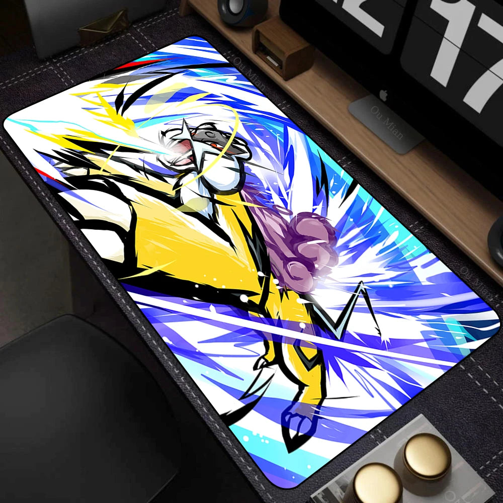 Elf Mousepad Kawaii P-pokemon Mousepad Table Playmat TCG CCG Mat Trading Card Game Mat Mouse Pad Gaming Play Mat 35x60CM