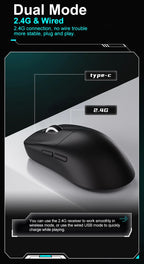 ATK VXE Dragonfly R1 Pro MAX Esports Wireless Gaming Mouse – PAW3395 Sensor, Rechargeable, Lightweight Custom FPS Mouse, Ideal for CS:GO