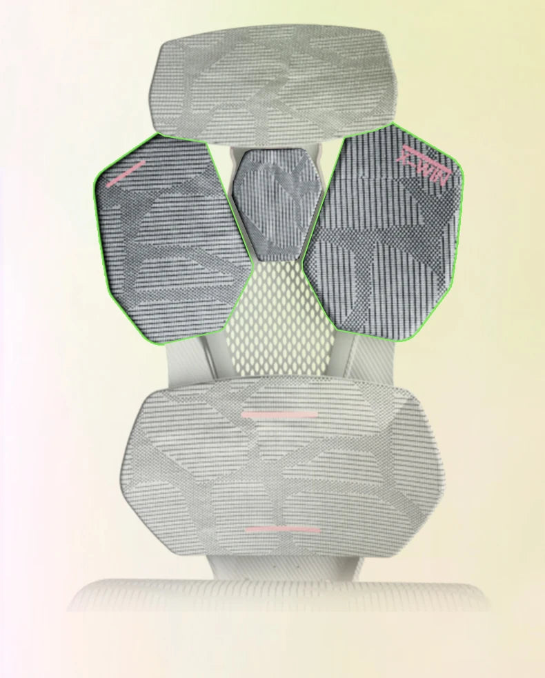 Nordic Luxury Gaming Chair - Ergonomic, Pink, Comfortable Bedroom/Office Designer Furniture