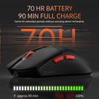 DAREU Dual-Mode Gaming Mouse – 8KHz Polling, 2.4G Wireless & Wired, 35g Lightweight, 30,000 DPI, AIM-750 Sensor