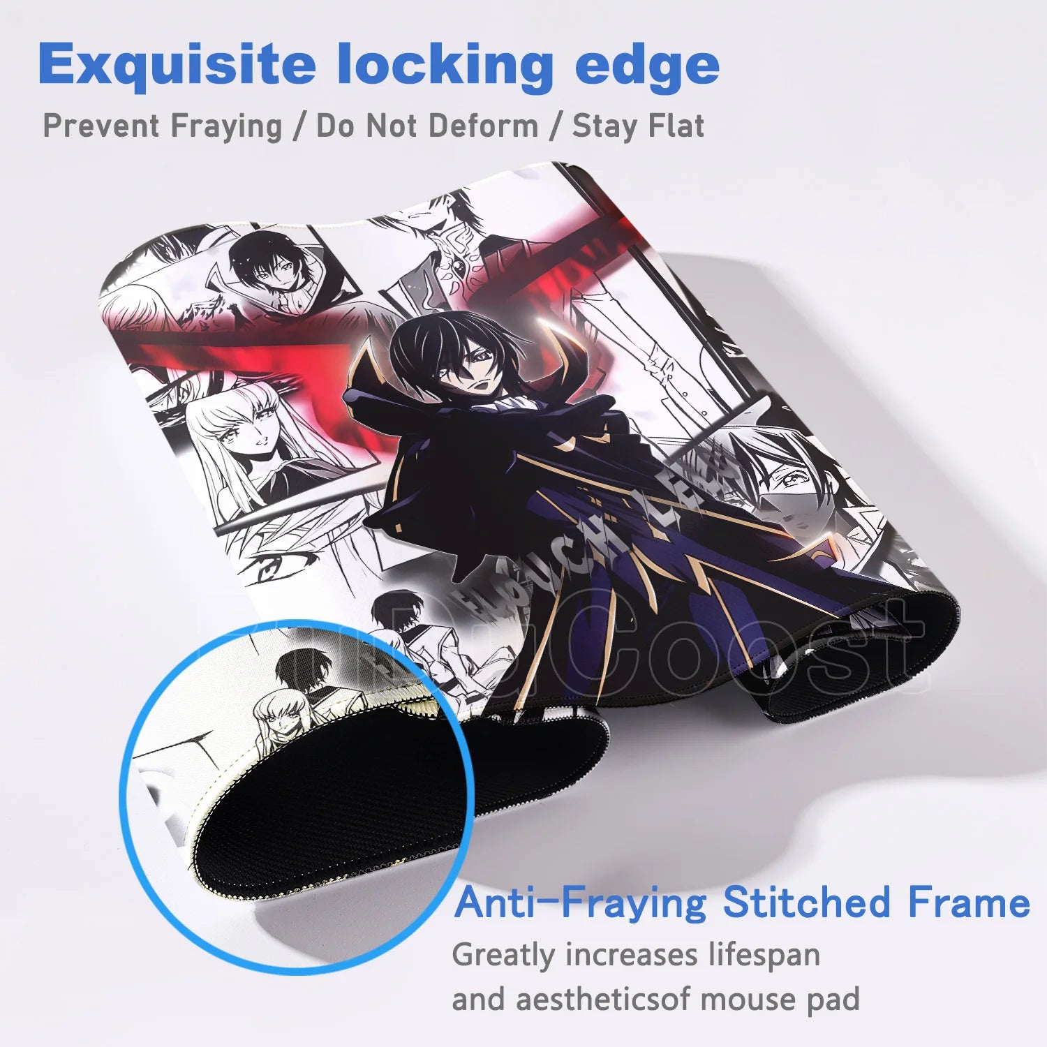 Large Anime Code Geass Mousepad Laptop Gaming Mouse Pad Pc Accessories Deskmat Keyboard Desk Mat Protector Pretty C.C. Mause Pad