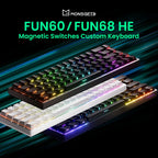 Akko MonsGeek FUN68 / FUN60 PRO & MAX HE Magnetic Keyboards – 60% / 65%, Rapid Trigger, 8K, Custom Esports Gaming Keyboard