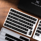 XVX Spider Web Keycaps – OEM Profile, Shine-Through IMD-Tech Keycap Set, 118 Keys, Black Backlight (Keycaps Only)