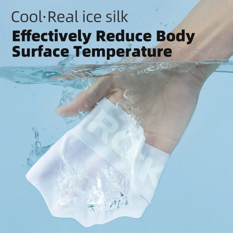 ROCKBROS Ice Silk Gaming Arm Sleeves – Breathable Cooling Arm Cover, Lightweight, Sweat Control for PC & Console Gamers