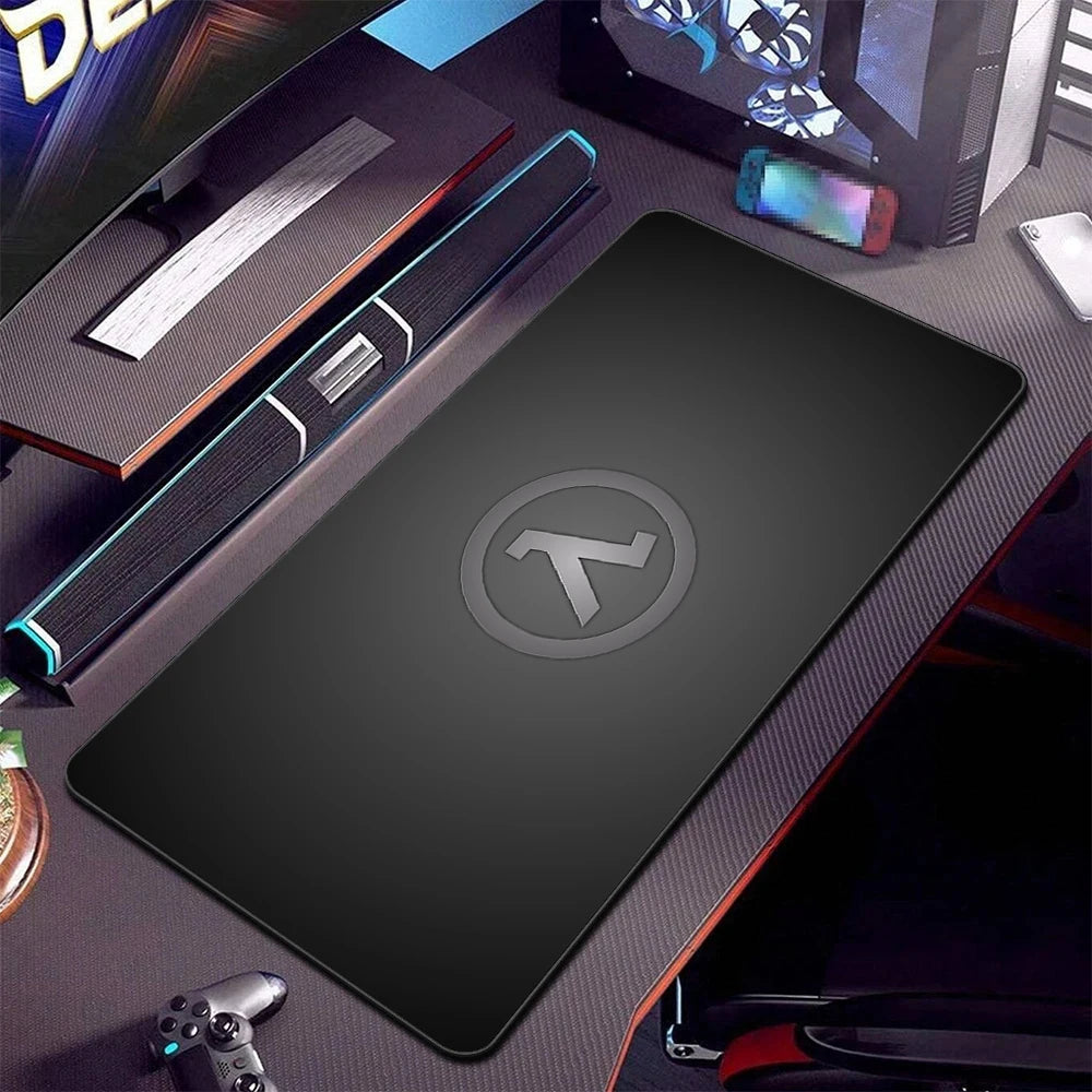 Half Life Large Mouse Pad Gamer Gaming Mousepad PC XL Office Computer Mouse Mat Silicone Keyboard Mats Desk Pads Laptop Mausepad