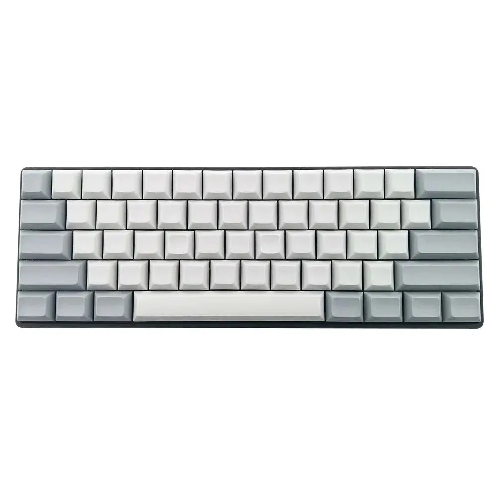 NPKC DSA Blank Keycaps – ANSI Layout, PBT, Retro Custom Keycap Set for Cherry MX Switch Mechanical Keyboard GH60 / XD / GK64