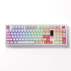 Akko 5098B Prunus Lannesiana Mechanical Keyboard – 96 Keys, Wireless, TFT Screen & Vertical Knob, Hot-Swap, RGB, Gasket Mount