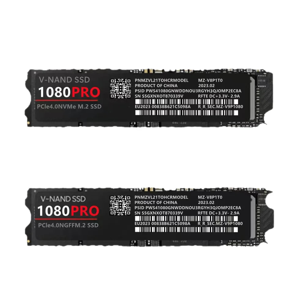 1080PRO M2 SSD 1TB 2TB 4TB, PCIe 4.0 NVMe Solid State Drive, Suitable for laptops and desktops