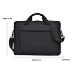 Laptop Tote Bag - Business Briefcase with Adjustable Shoulder Straps & Zipper Closure for School, Office & Daily Commute