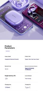 Original Sony X32 Wireless Bluetooth Headphones | Hi-Fi Sports Music Ear-Hook Style Headset with Microphone