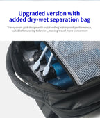 Tigernu Men's 15.6-17 Inch Laptop Backpack - Slim Anti-Theft Travel Backpack for School & Business