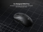 Rapoo VT2 MAX Wireless Esports Gaming Mouse – 8K Polling Rate, Optical Sensor, Ergonomic Design, 53g Lightweight, for PC & Laptop