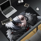 Genshin Impact Arlecchino Mouse Pad Anime Cartoon Girl Keyboard Rug PC Gaming Accessories Mousepad Laptop Speed Desk Mat Carpet