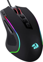 Redragon M612 Predator RGB Wired Gaming Mouse – 8,000 DPI Optical Sensor, 11 Programmable Buttons, White