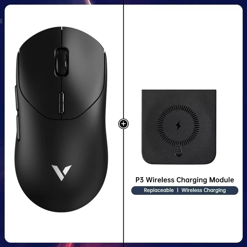 Rapoo VT2 MAX Wireless Esports Gaming Mouse – 8K Polling Rate, Optical Sensor, Ergonomic Design, 53g Lightweight, for PC & Laptop