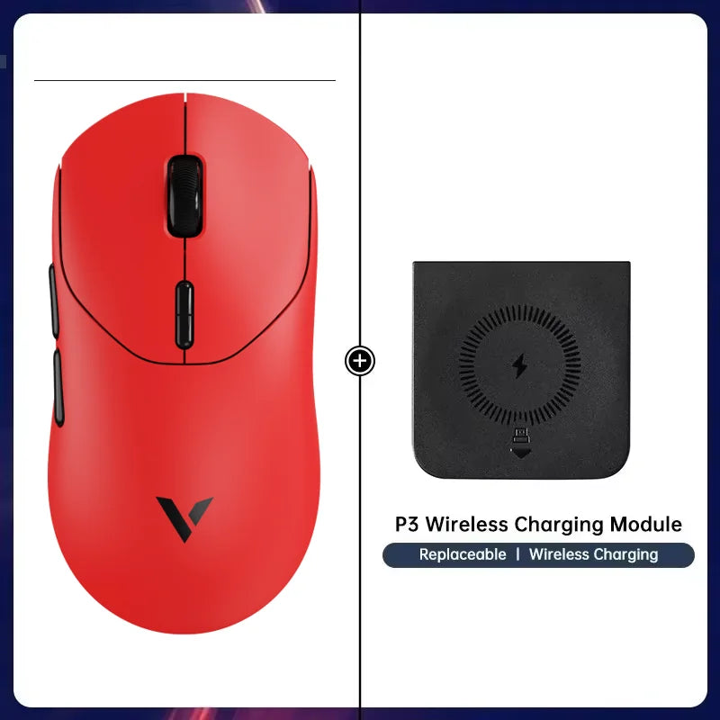 Rapoo VT2 MAX Wireless Esports Gaming Mouse – 8K Polling Rate, Optical Sensor, Ergonomic Design, 53g Lightweight, for PC & Laptop
