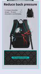 HcanKcan Men's Waterproof Business Backpack - 15.6 Inch Laptop Bag with Large Capacity for Travel, Work & School