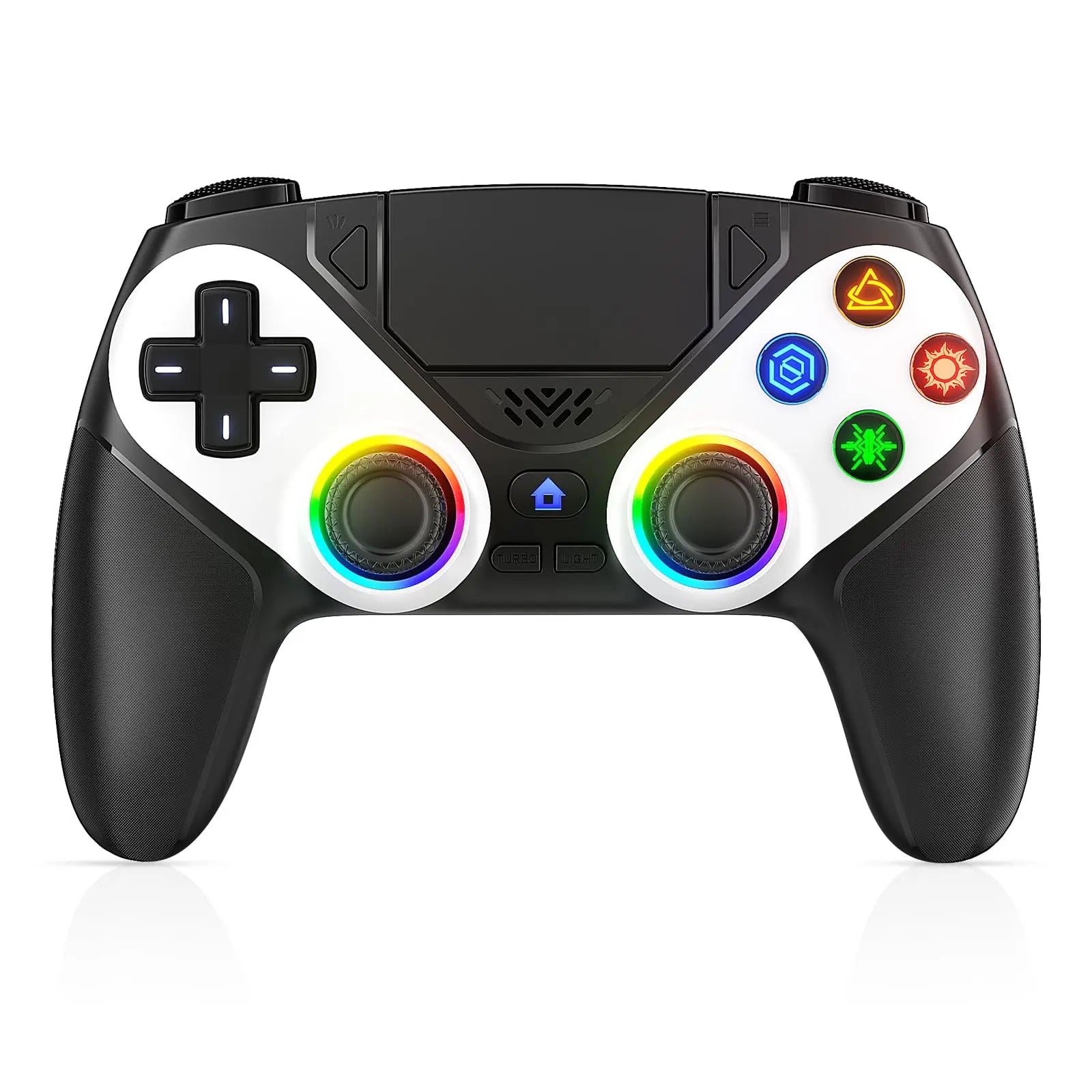 Controller for PS5/Playstion 5 Pro/Slim/PC Wireless Gamepad Hall Effect Trigger RGB Turbo Vibration Programmable Button Joystick