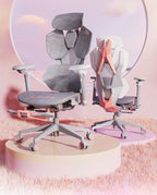 Nordic Luxury Gaming Chair - Ergonomic, Pink, Comfortable Bedroom/Office Designer Furniture