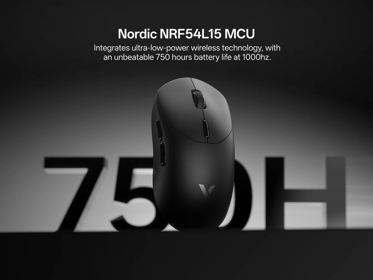 Rapoo VT2 MAX Wireless Esports Gaming Mouse – 8K Polling Rate, Optical Sensor, Ergonomic Design, 53g Lightweight, for PC & Laptop