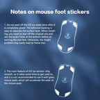 Replacement Mouse Foot Sticker Anti-Slip Mouse Skates Pad For Glorious Model O/Model D Gaming Mouse For Computer Gamer 1 Set