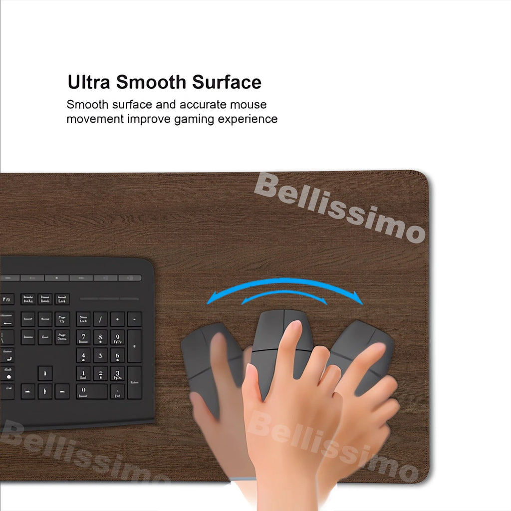 Wood Grain Textures Mouse Pad HD Large Gamer Computer Desk Mats Mousepad Mouse Mat Carpet Laptop Anti-slip Minimalism Table Mat