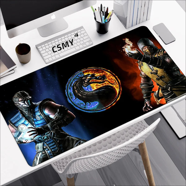 Xxl Large Anime Mouse Pad Gaming Accessories Desk Mortal Kombat Mousepad Gamer Deskmat Keyboard Mat Mats Cute Mause Pc Pads Mice