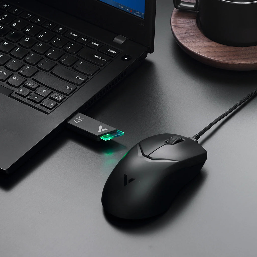 Rapoo VT9 PRO Wireless Gaming Mouse – PAW3398 Sensor, 26,000 DPI, 68g Lightweight, Wired & Wireless, 160H Long Battery Life