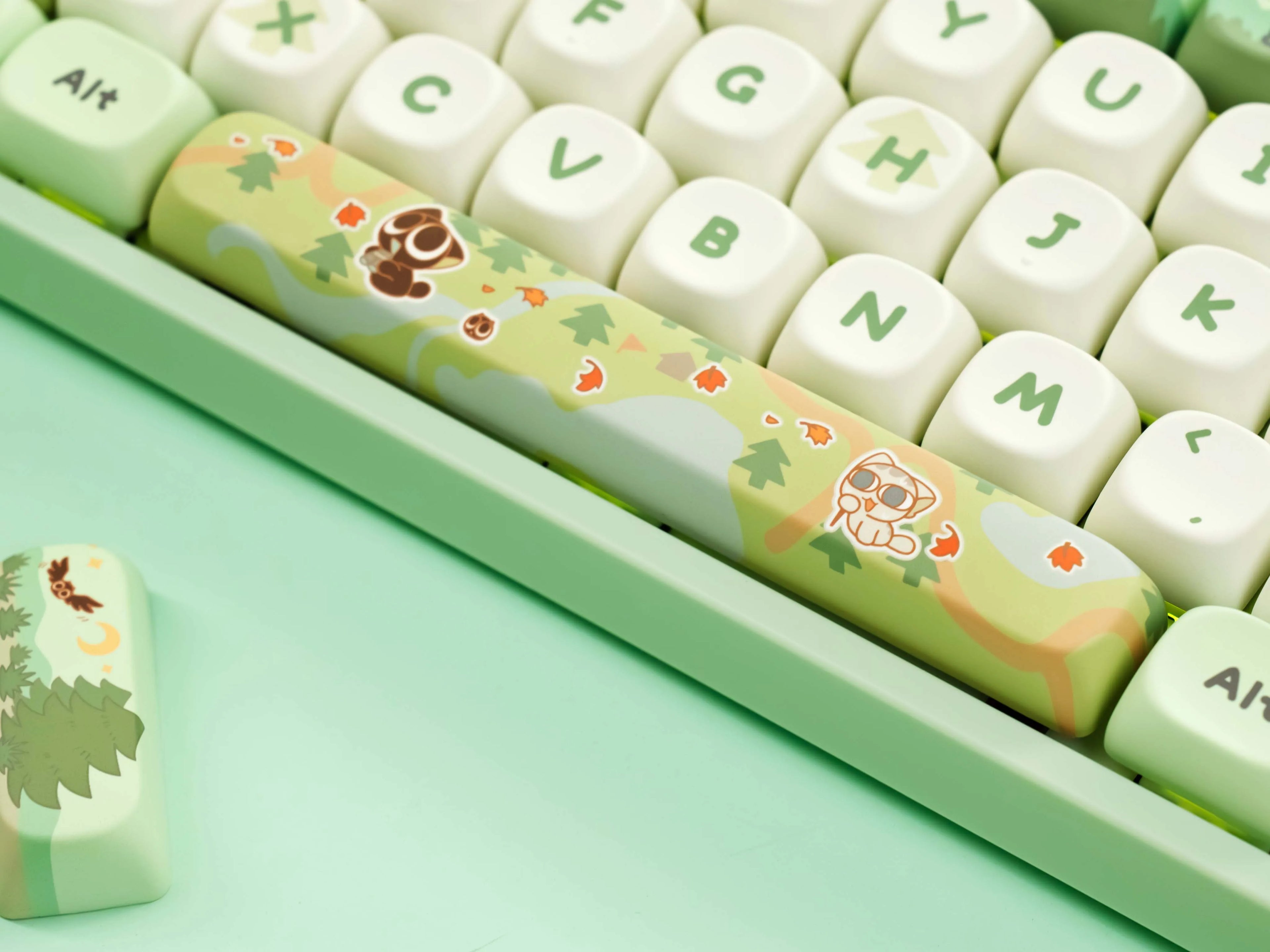 Akko 5108B Plus Mechanical Keyboard – Comic Theme, 100% Layout, Bluetooth / 2.4GHz / Type-C, Hot-Swappable, RGB Wireless