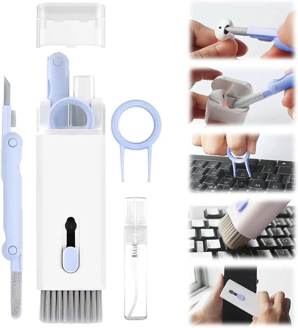 7 in 1 Electronic Cleaner Kit Laptop Keyboard Airpod Clean Multi-Function With Keycap Puller Bottle For Iphone MacBook Earbuds
