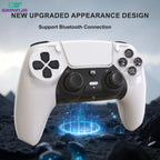GAMINJA P50A Wireless Game Controller For PS5/PC Transparent Crystal buttons Six Axis Gyroscope With Touchpad Ergonomic
