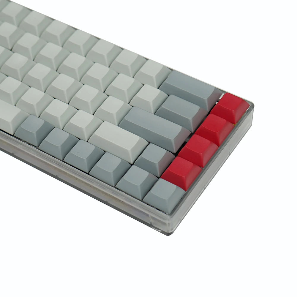 NPKC DSA Blank Keycaps – ANSI Layout, PBT, Retro Custom Keycap Set for Cherry MX Switch Mechanical Keyboard GH60 / XD / GK64