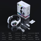 ONIKUMA 2.4GHz Wireless Gaming Headset – Noise-Canceling Mic, RGB Light, for PS5/PS4/PC/Mac