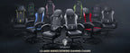 Dowinx Gaming Chair with Pocket Spring Cushion, Ergonomic Game Chair with Massage Lumbar Support and Footrest for Adults