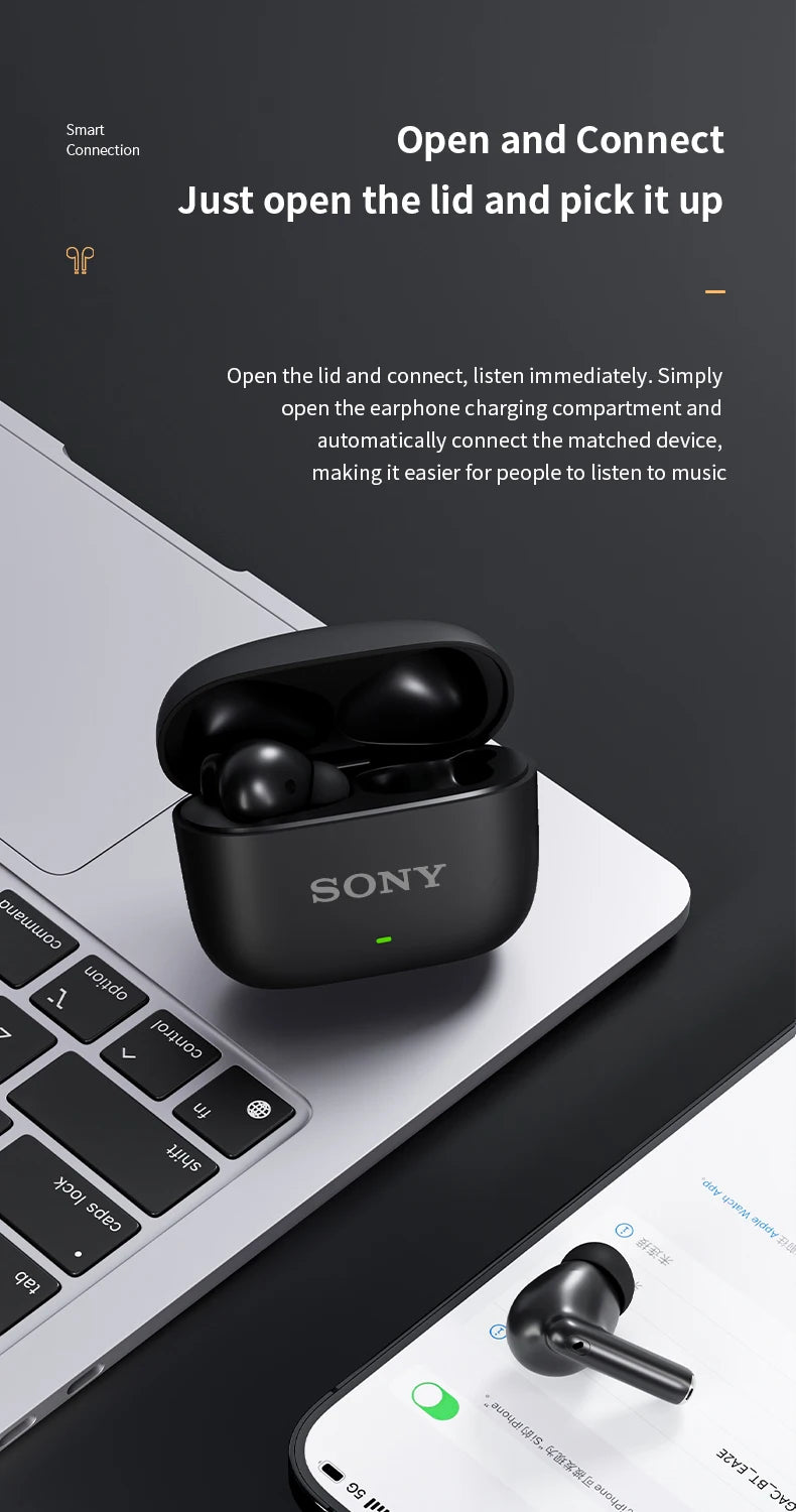 Original SONY S300 TWS Wireless In-Ear Bluetooth Earphones | Hi-Fi Stereo Sport & Gaming Waterproof Headset with Microphone