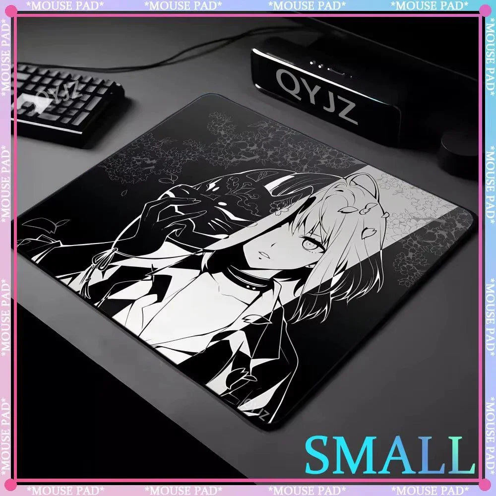Wraith Cosmic Rubber V2 Small XS MousePad High Quality Non-slip Anime Girl Game Keyboard Pad Desk mat Lock Edge Rubber Mouse Pad