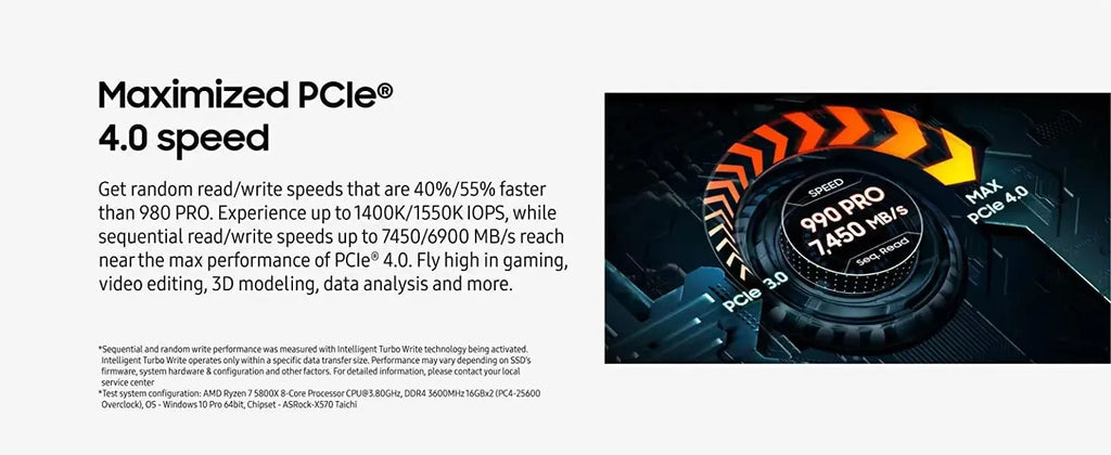 1080PRO M2 SSD 1TB 2TB 4TB, PCIe 4.0 NVMe Solid State Drive, Suitable for laptops and desktops