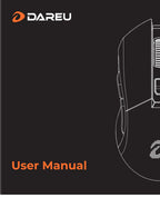 DAREU Dual-Mode Gaming Mouse – 2.4G Wireless & Wired, RGB, 930mAh Rechargeable Battery, Macro Programmable, for PC & Laptop