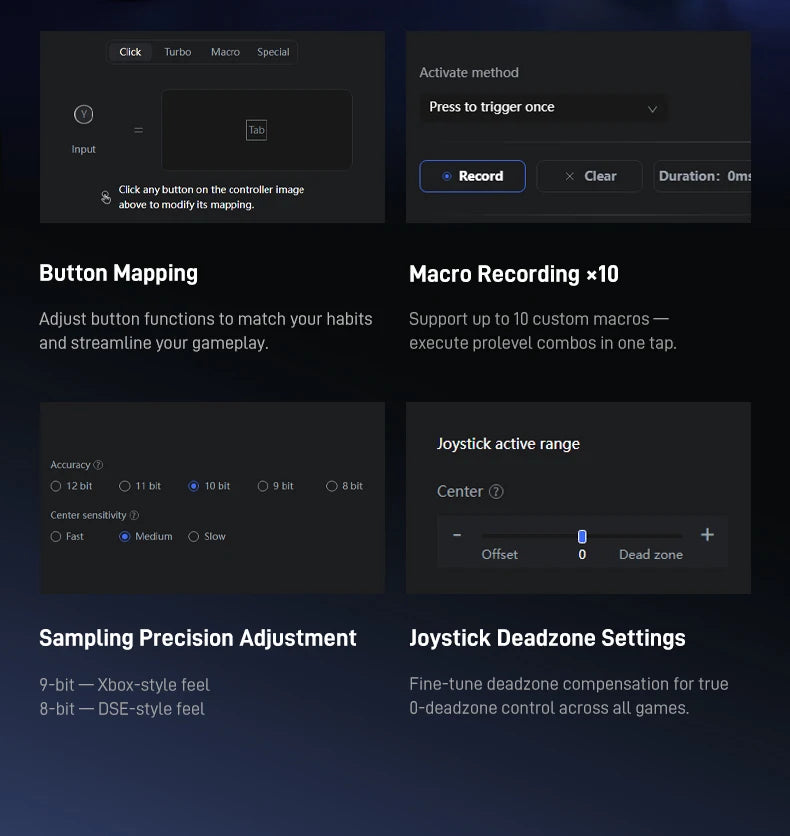 Flydigi Vader 5 Pro Gaming Controller With Hall Rocker FORCESWITCH™ Triggers Switch 1000Hz Gamepad For Mobile Switch TV PC
