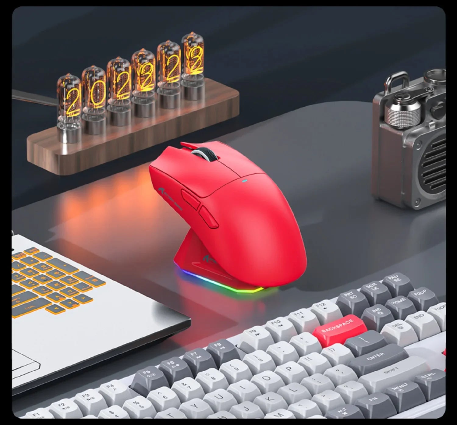 ATTACK SHARK X11 Wireless Gaming Mouse – PAW3311 Sensor, Bluetooth & 2.4G, 400 IPS, RGB, for PC