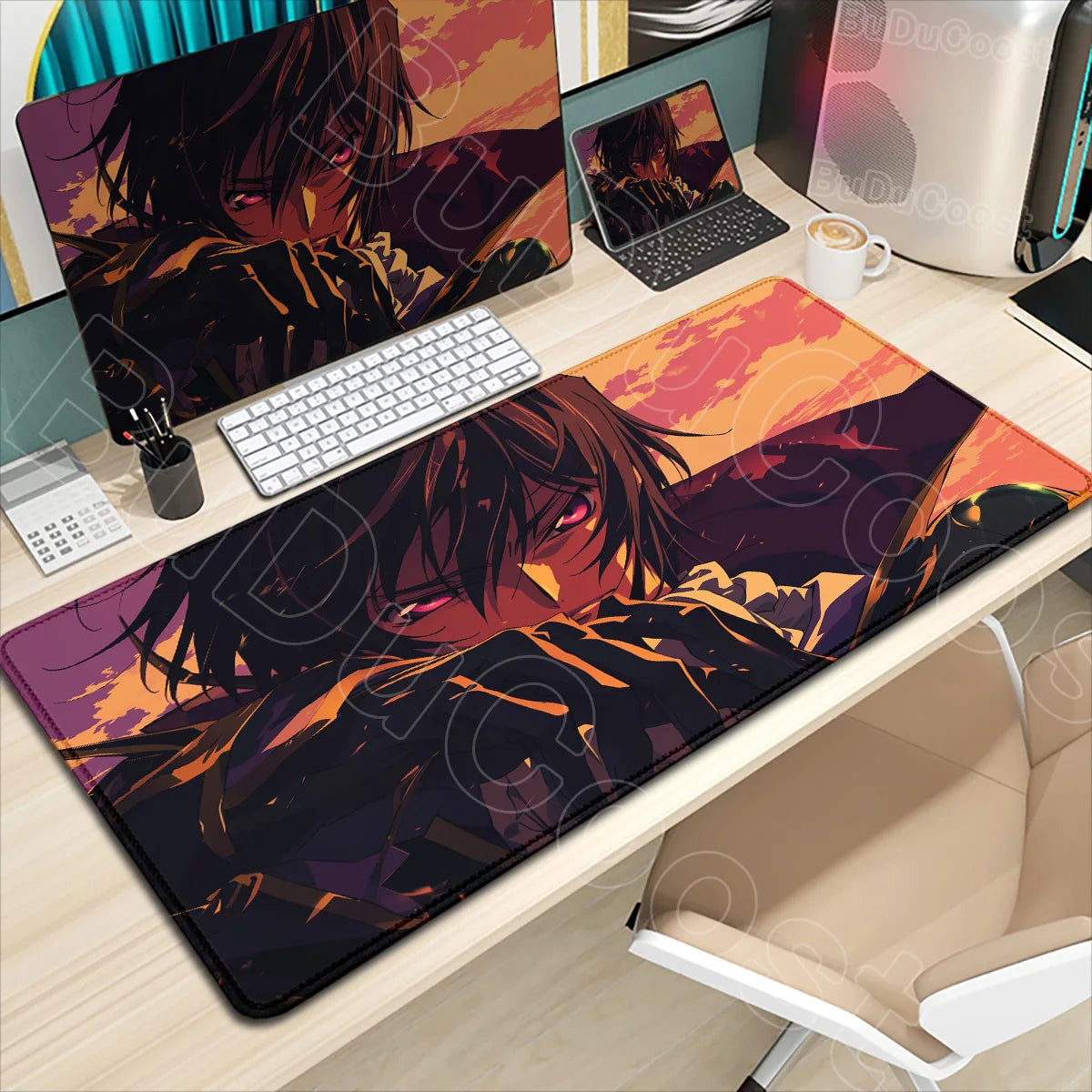 Large Anime Code Geass Mousepad Laptop Gaming Mouse Pad Pc Accessories Deskmat Keyboard Desk Mat Protector Pretty C.C. Mause Pad