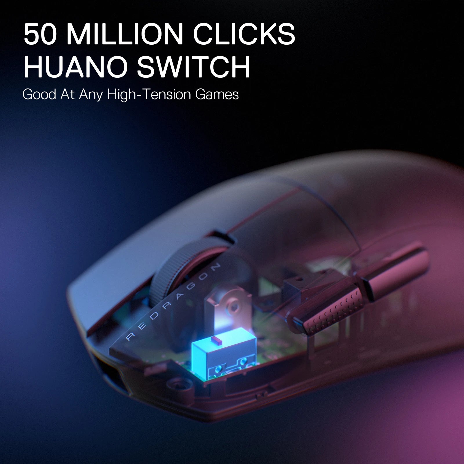 Redragon M916 PRO 3-Mode Wireless Gaming Mouse – 49g Ultra-Light, 26K DPI, Fully Programmable Buttons Gamer Mouse