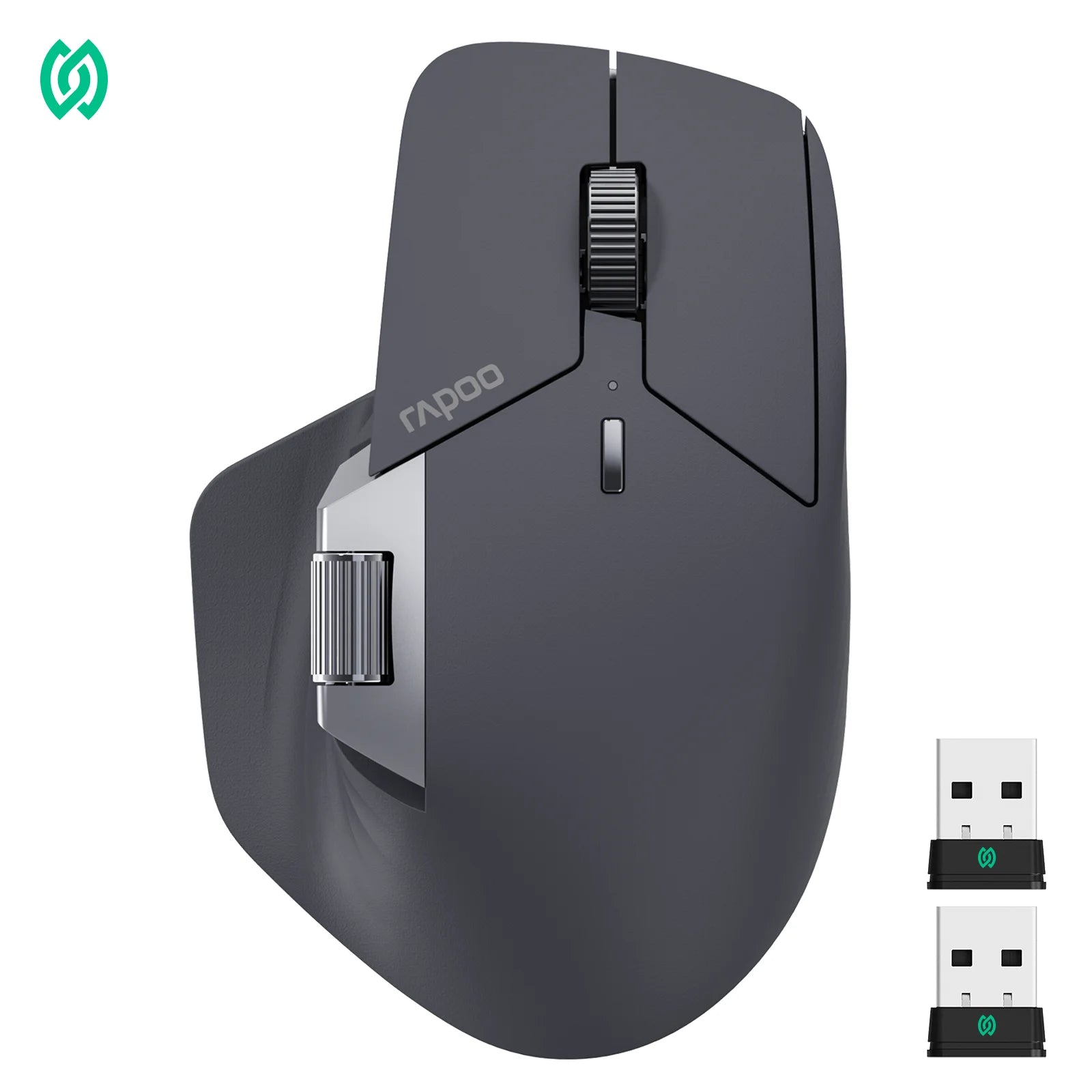 Rapoo MT760PRO Wireless Mouse – NearLink + Bluetooth 5.0, Multi-Device, 12,000 DPI, 2K Polling Rate, Ergonomic, Quiet Clicks